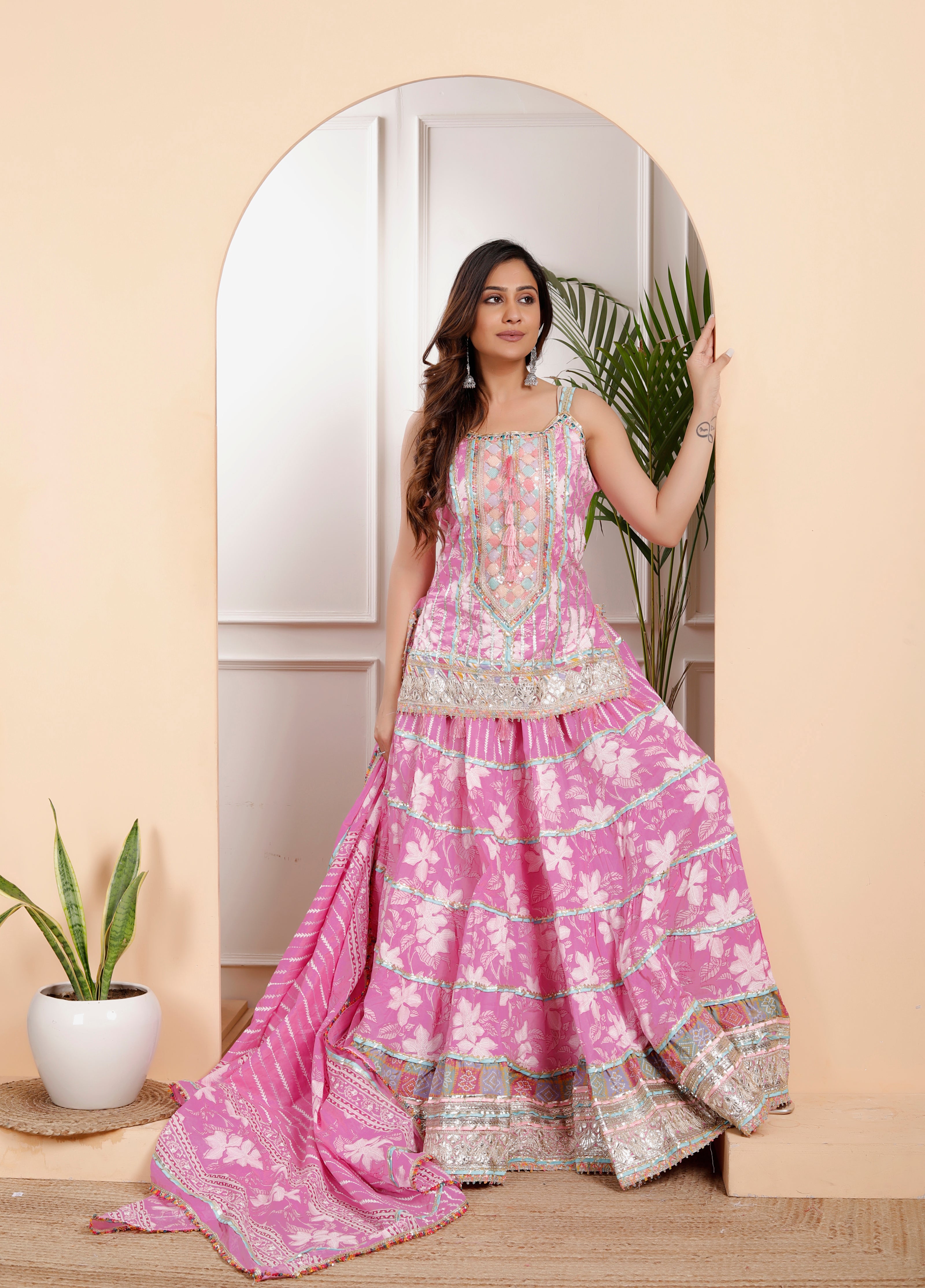 Baby Pink Lehngha