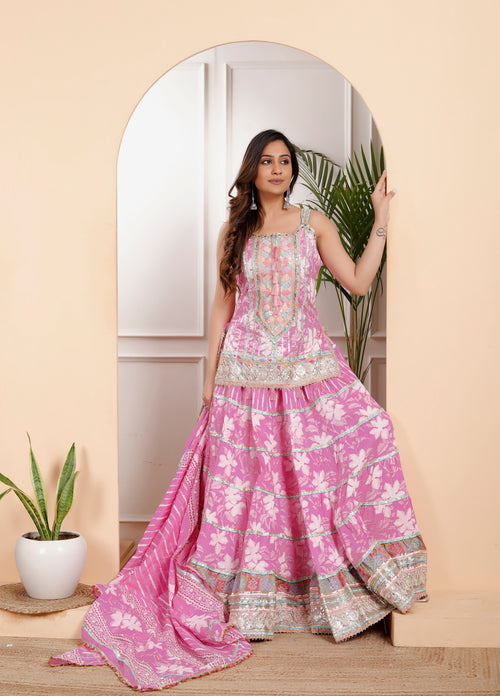 Baby Pink Lehngha
