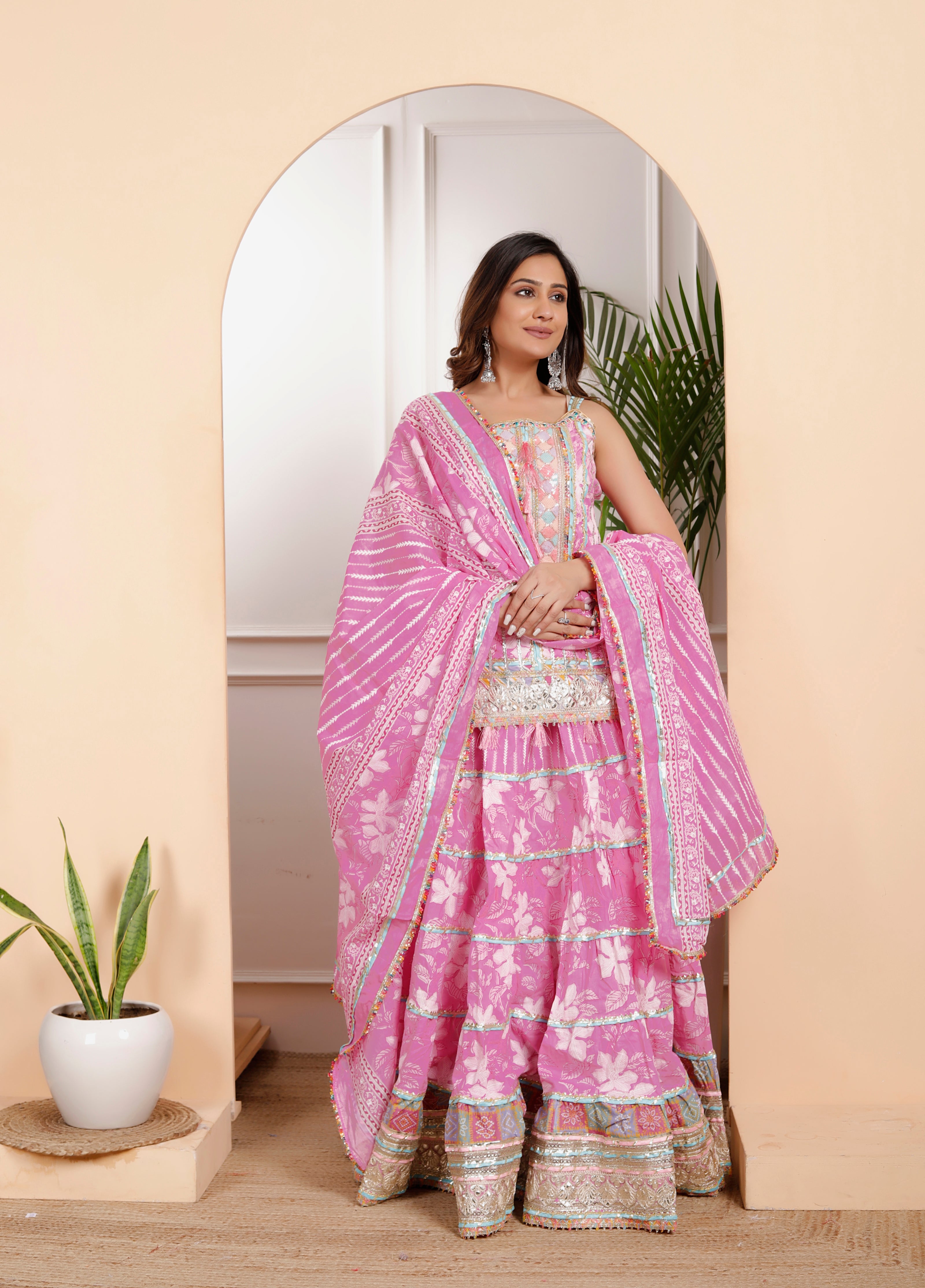 Baby Pink Lehngha