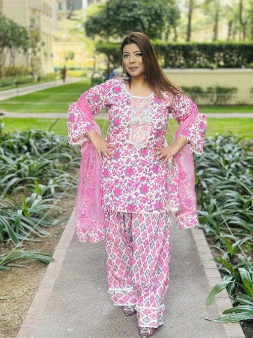 Floral Pink Farshi