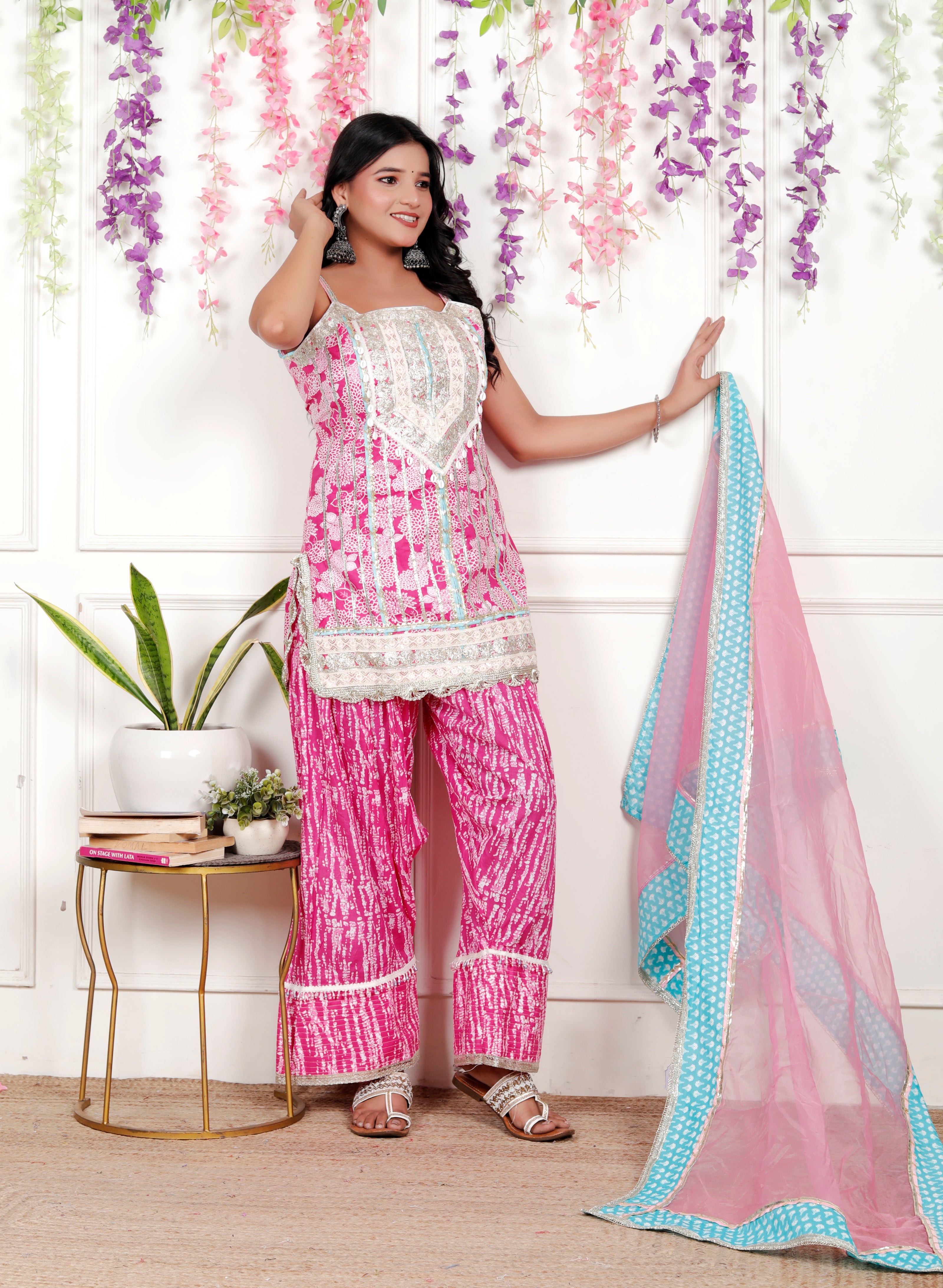 Baby Pink Farshi Salwar
