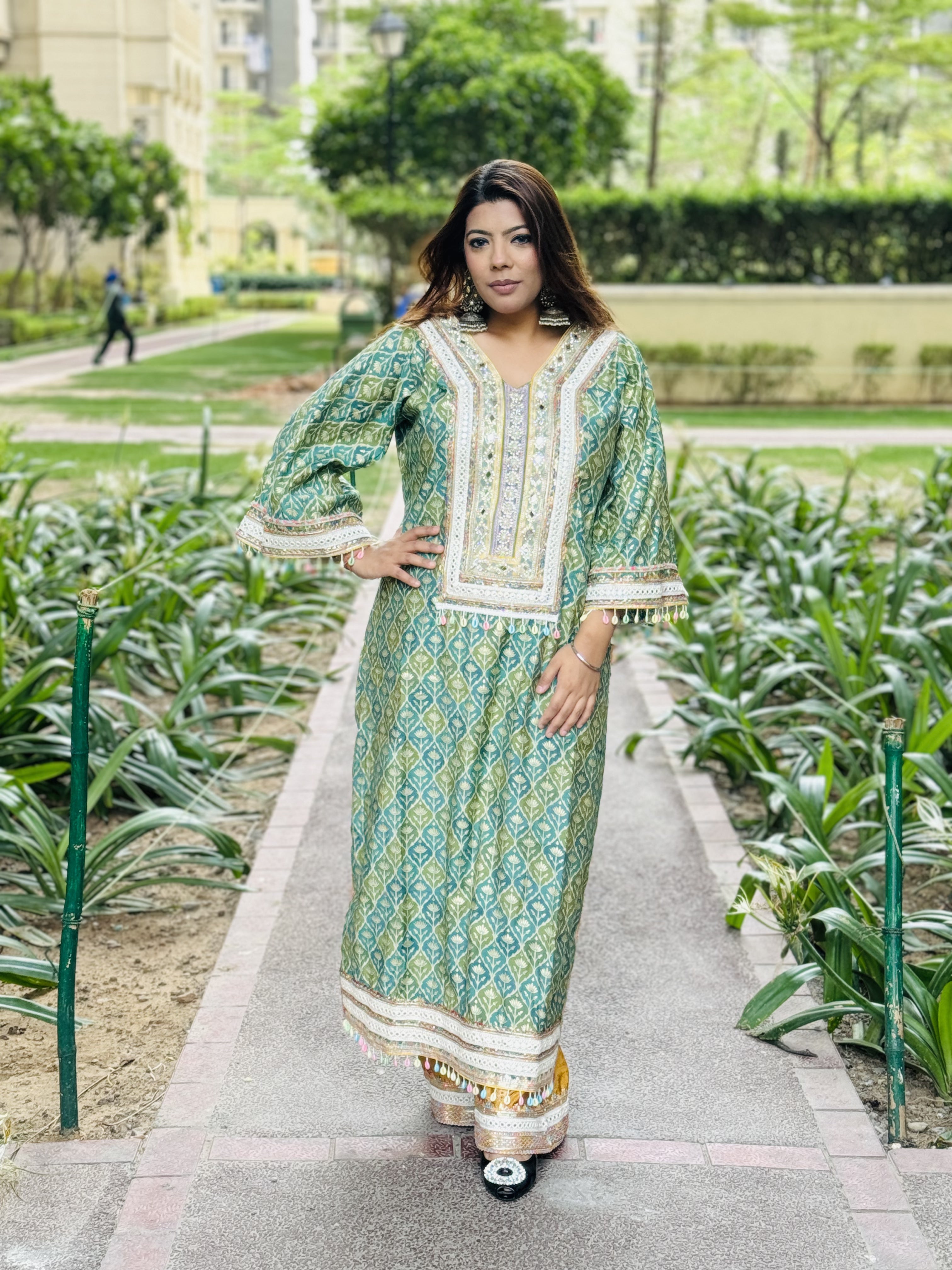 Green Kurta
