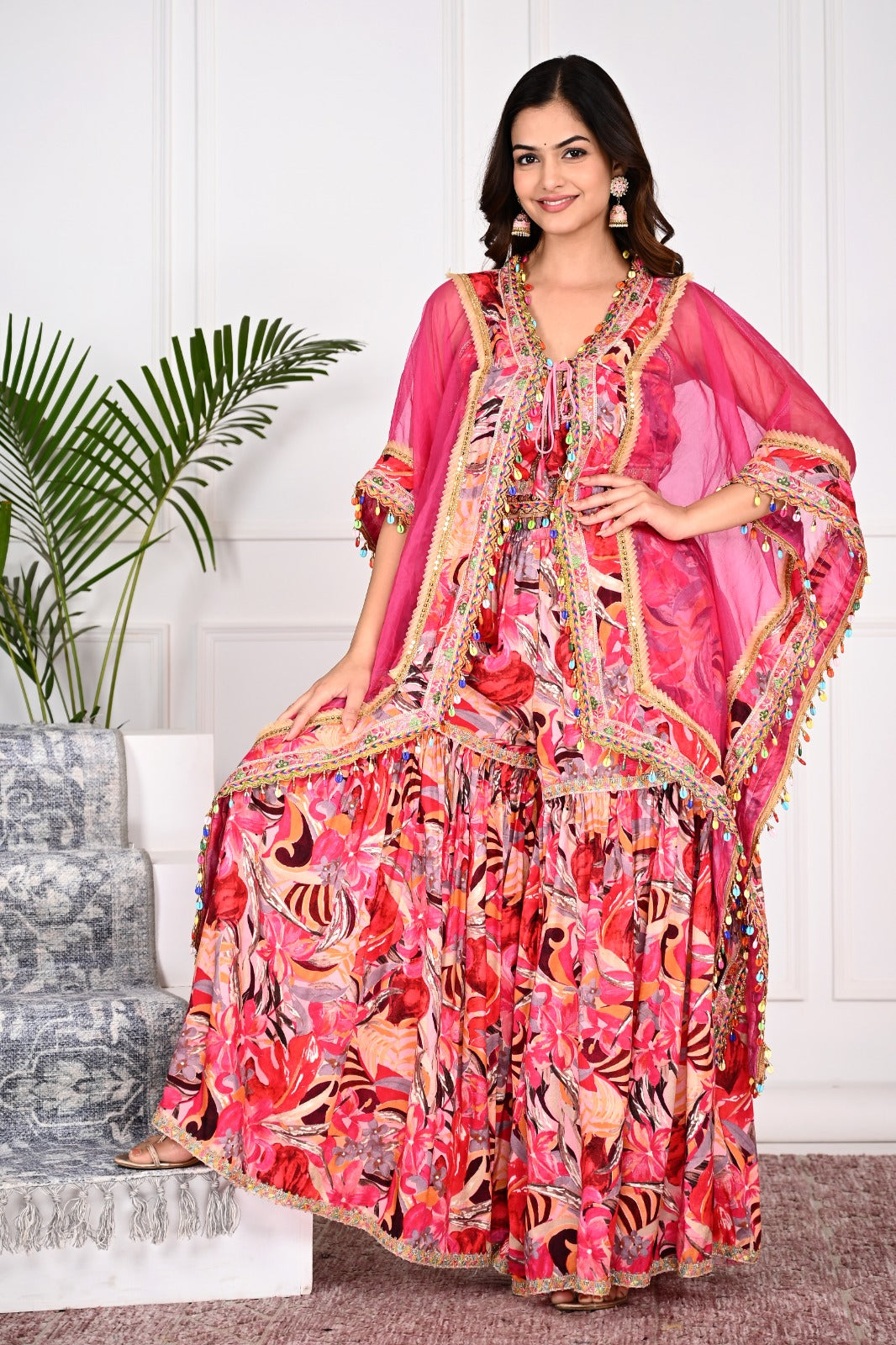 Muslin Cape Style Sharara